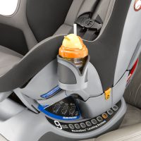 booster seat with drink holder